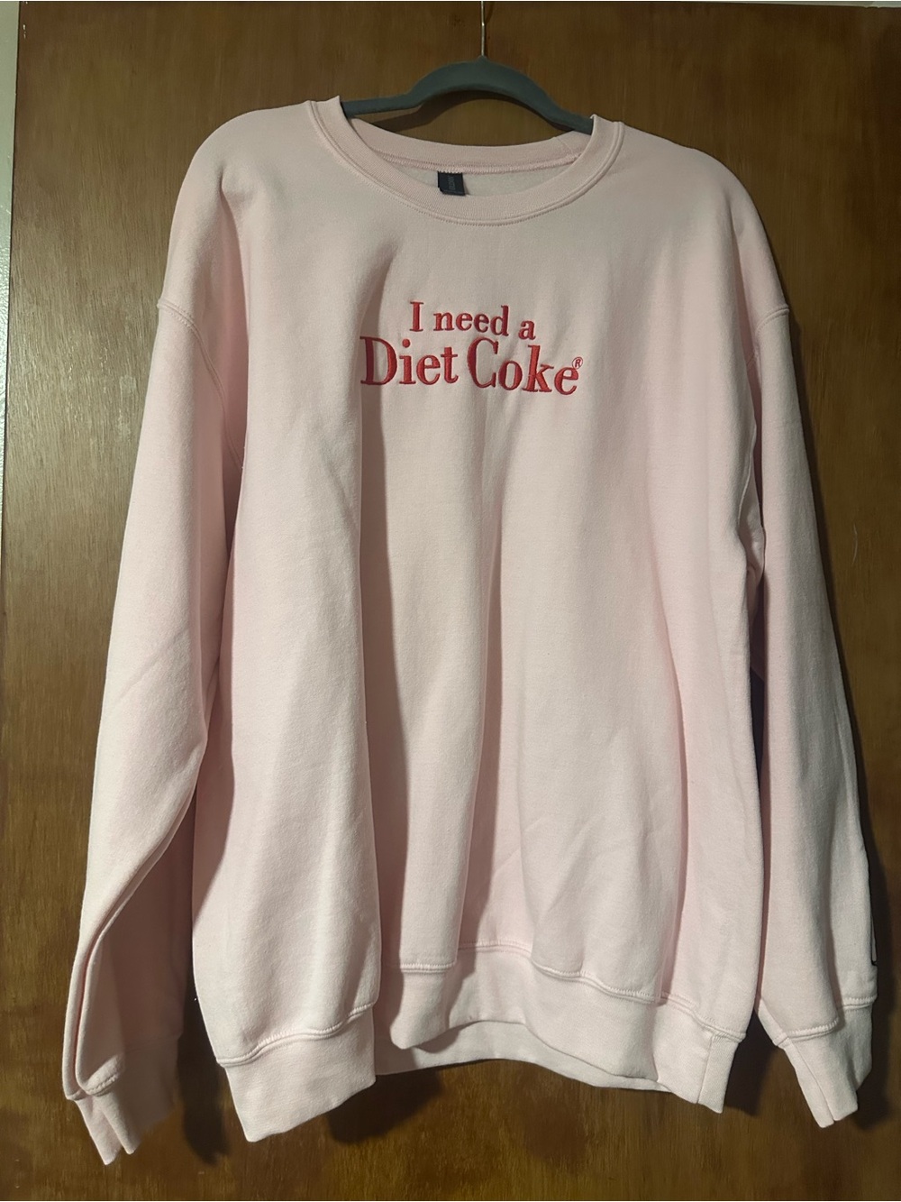 I need a Diet Coke® Pink Crewneck Sweatshirt